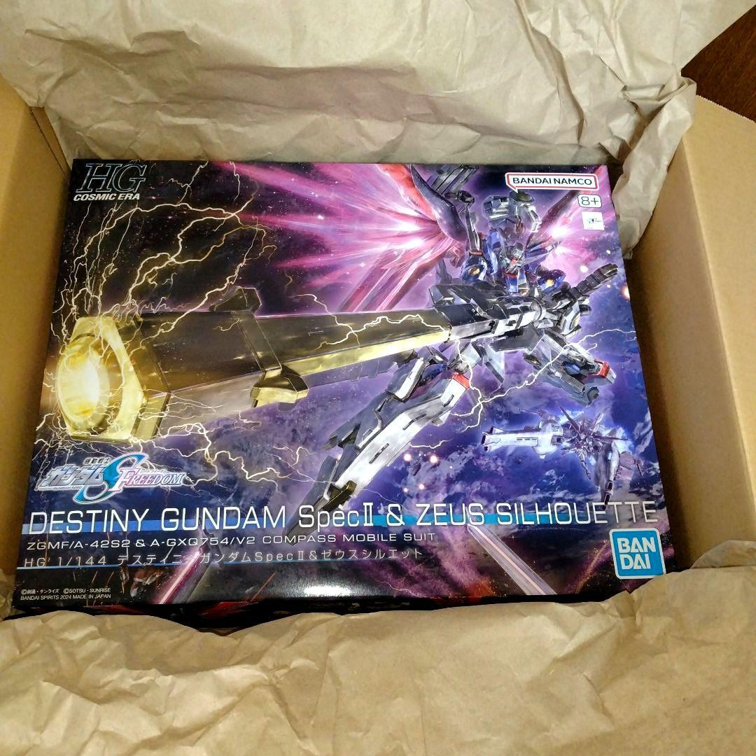 新品 HG デスティニーガンダムSpecII & ゼウスシルエット 未組立品