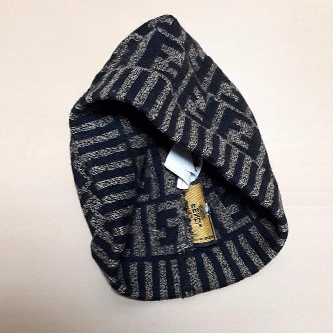 FENDI ズッカ柄 ウール ニット帽