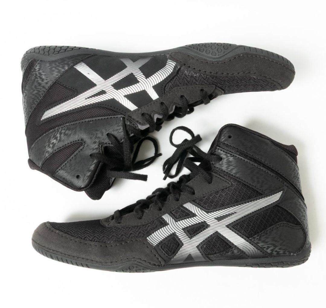美品！アシックス MATCONTROL 3 レスリングシューズ ブラック 26