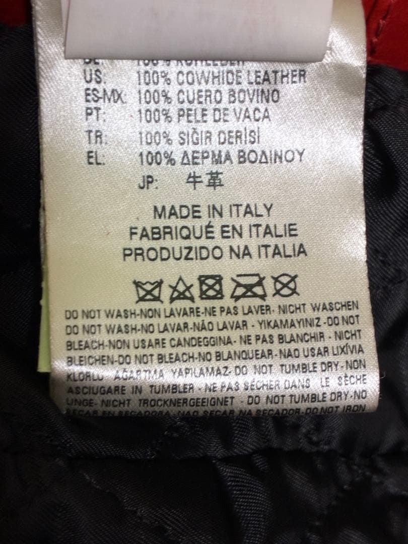 グ*ー様 DIESEL BLACK GOLD フード付シングルライダースジャケッ