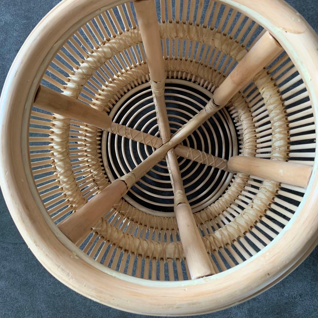 ラタンサイドテーブル