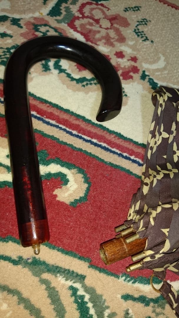 ルイヴィトン傘　持ち手取り外し可能ナイロン