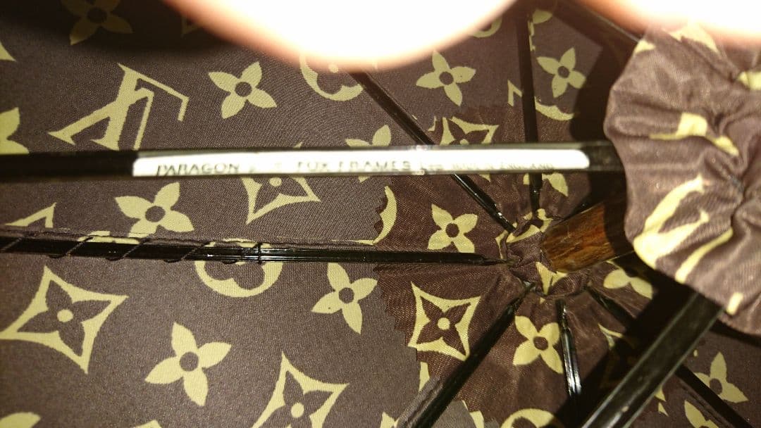 ルイヴィトン傘　持ち手取り外し可能ナイロン