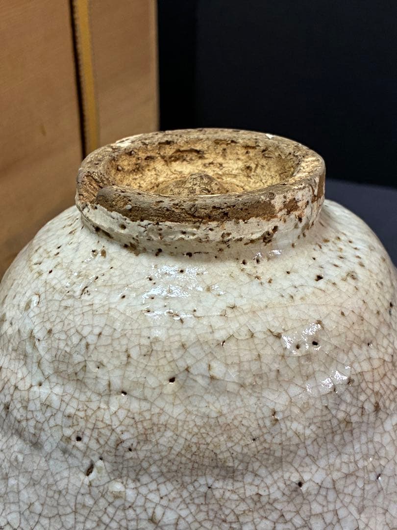 茶碗　古萩　萩焼　 抹茶碗　時代　煎茶道具　 茶器　陶器　萩焼き