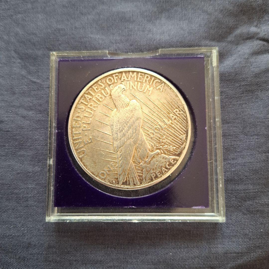 アメリカ、1922年ピースドル、1ドル銀貨