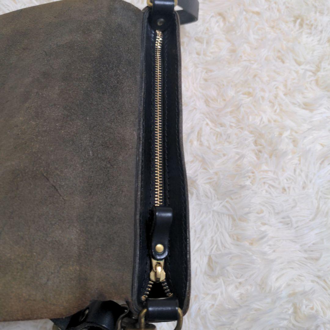 organ ショルダーバッグ レザー ブラック