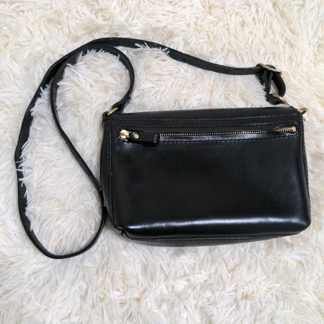 organ ショルダーバッグ レザー ブラック