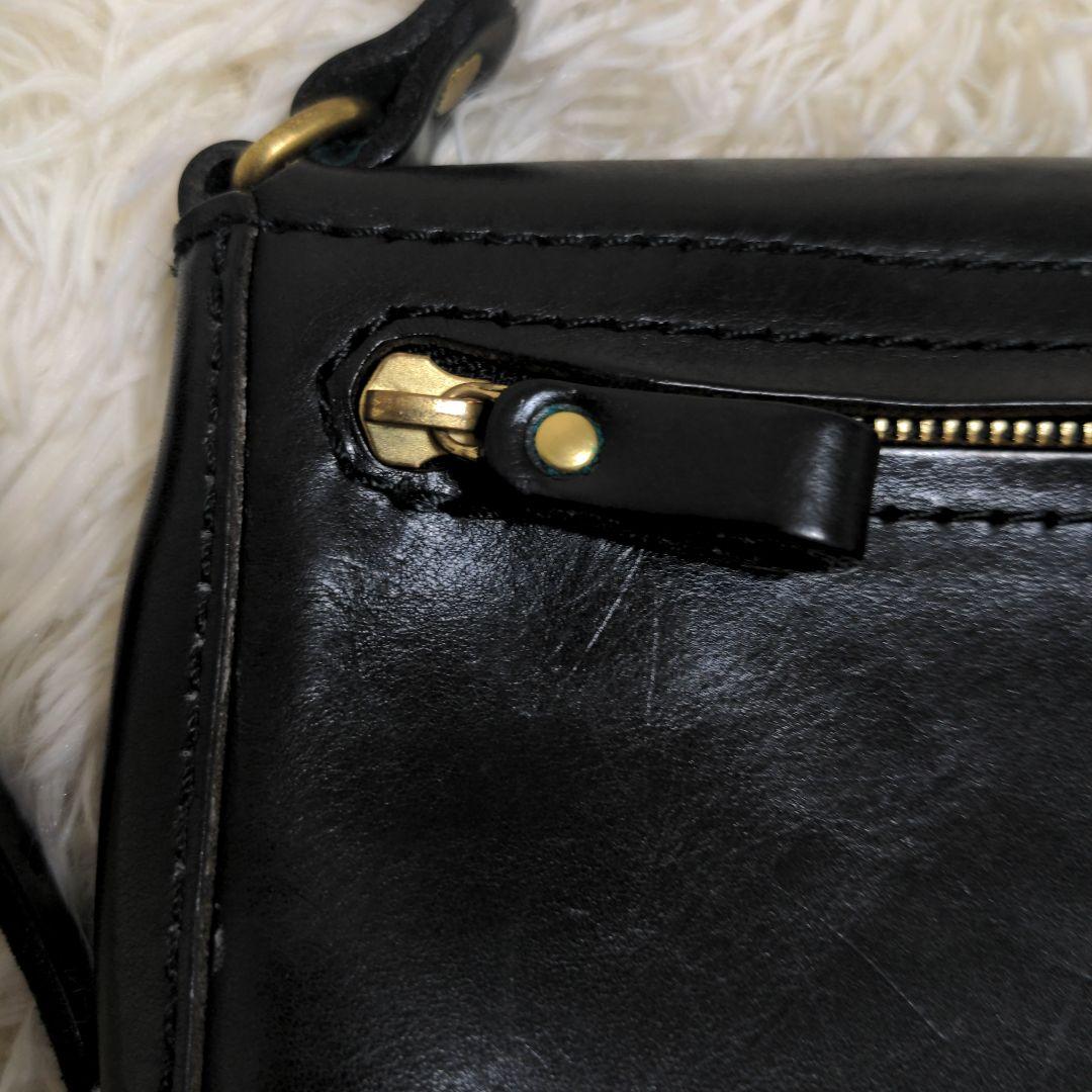 organ ショルダーバッグ レザー ブラック