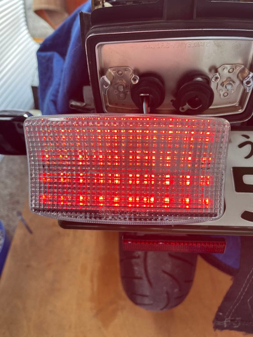 CB750 CB750RC42 NC31クリアテールレンズ LEDブレーキランプ