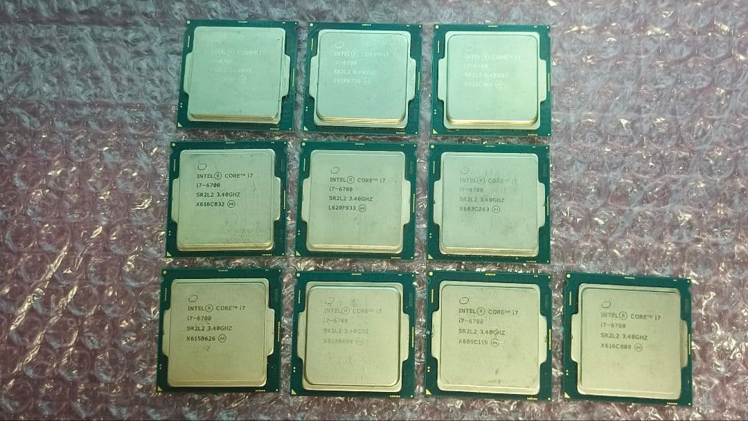 core i7 6700 10個まとめ売り動作確認済み