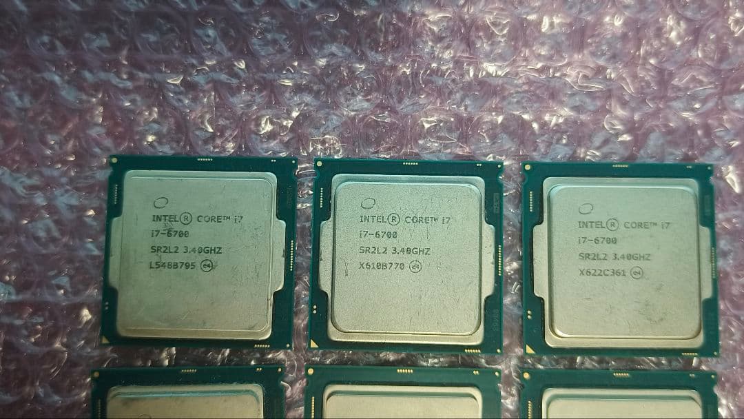 core i7 6700 10個まとめ売り動作確認済み