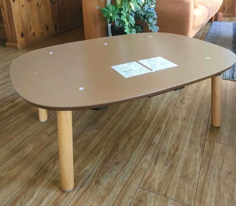 無印良品　楕円こたつ　ローテーブル　小