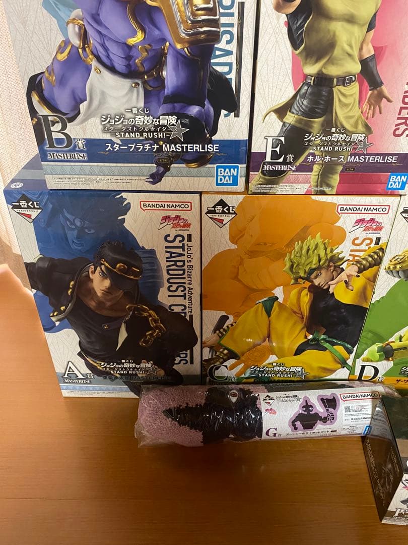 一番くじ ジョジョの奇妙な冒険 A B C D E F G ラストワン賞