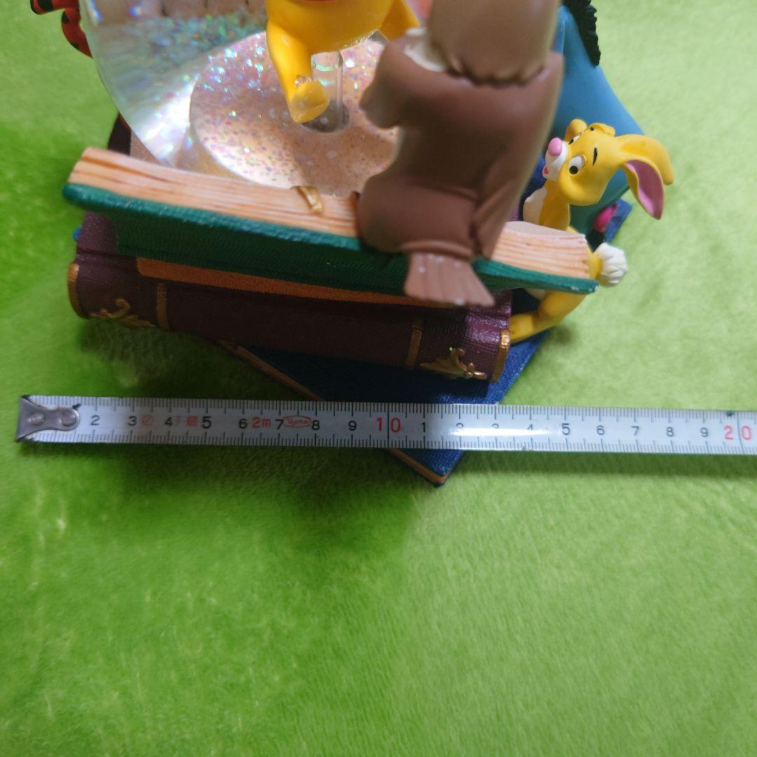 スノードーム　ディズニー　プーさん　オルゴール付き　回転　イーヨー　ティガー