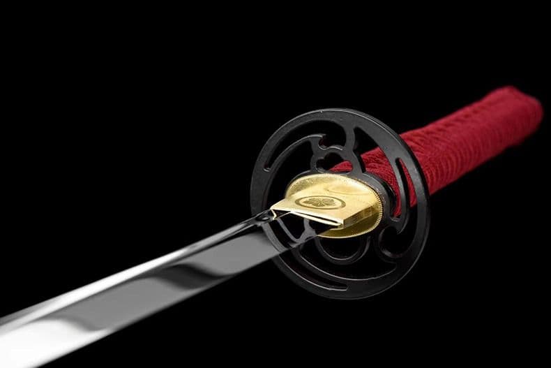 1067-武具 刀装具 日本刀　模造刀 居合刀 武士道 武蔵 鑑賞用 手鍛造打