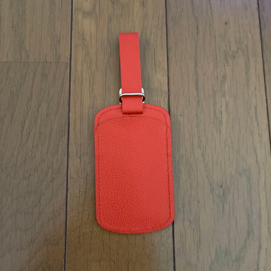 LONGCHAMP ネームタグ オレンジ