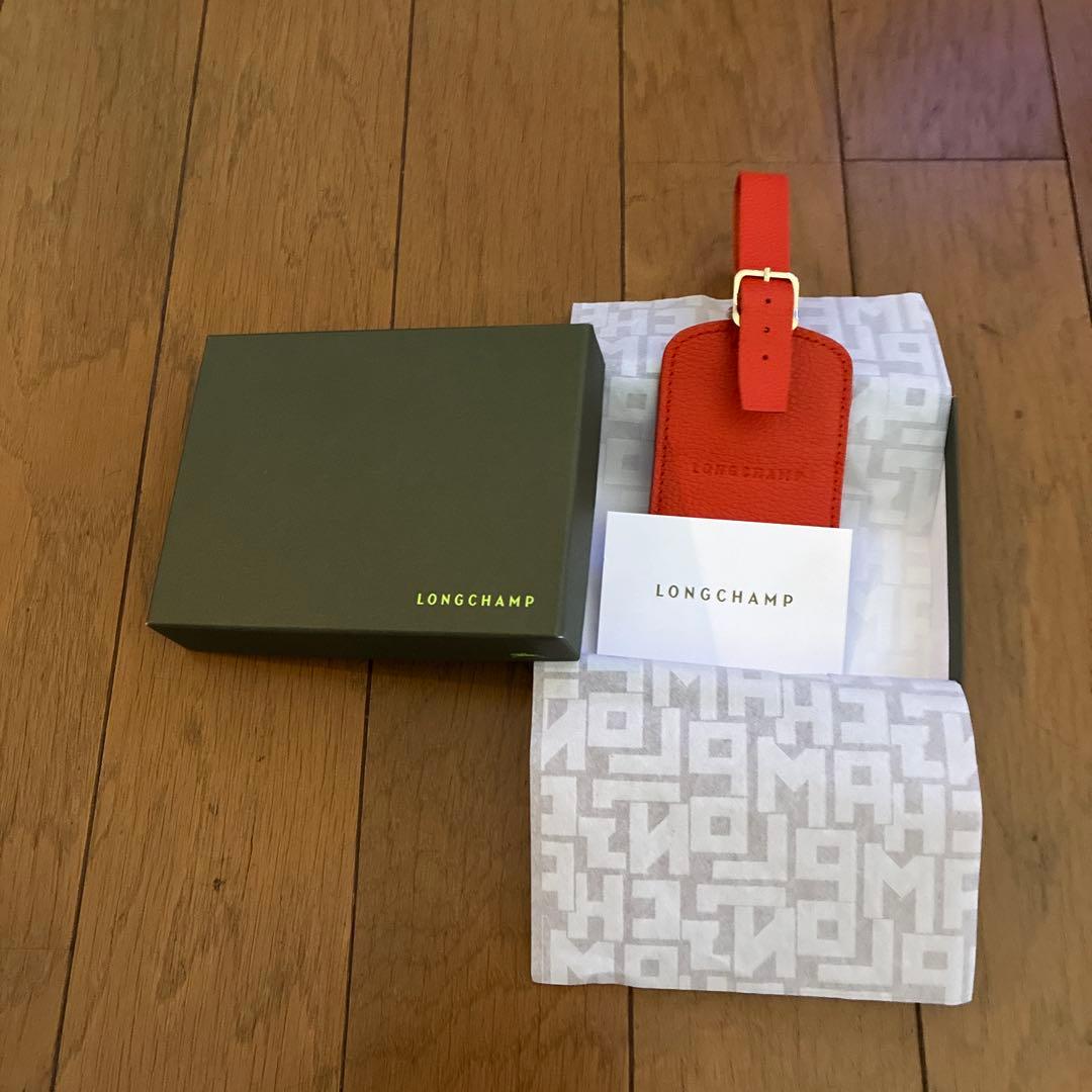 LONGCHAMP ネームタグ オレンジ