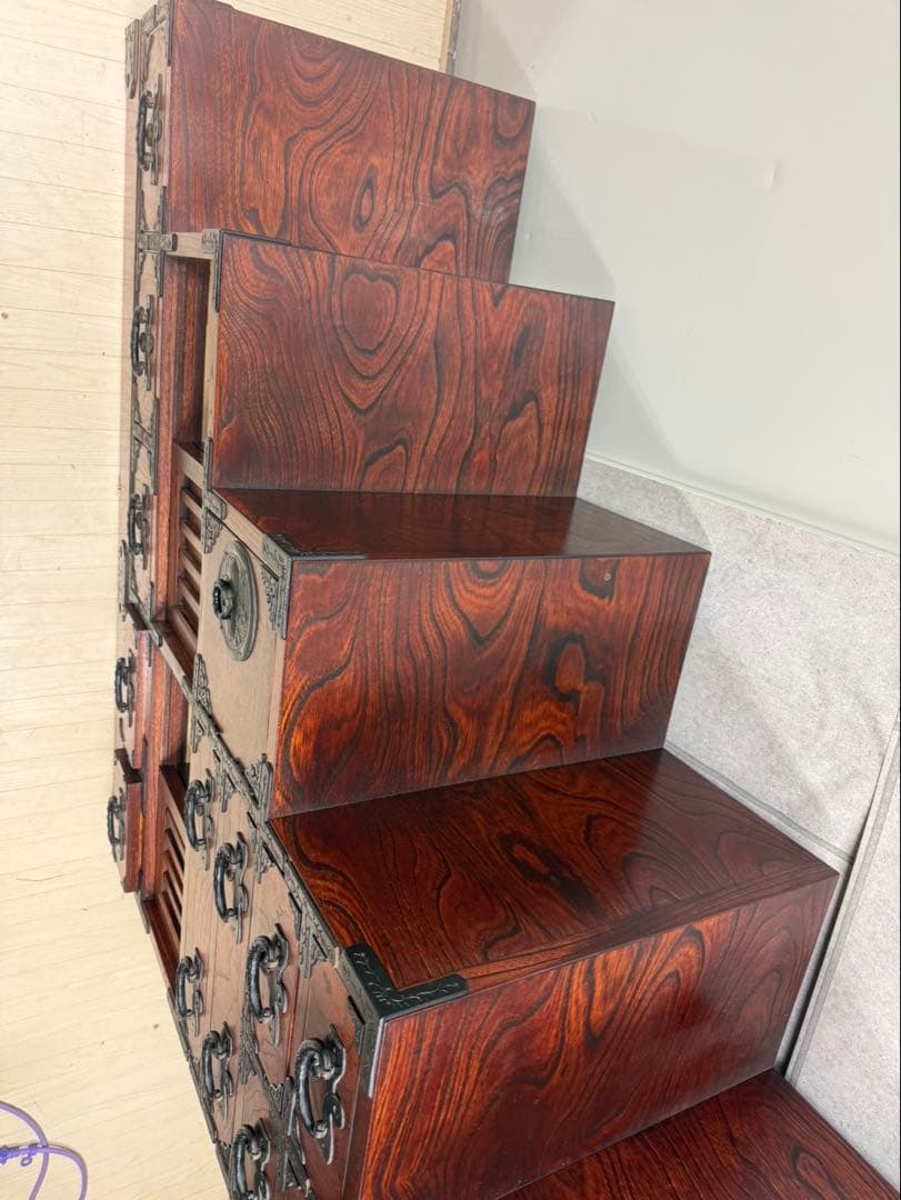 岩谷堂箪笥 階段箪笥 かくし付き