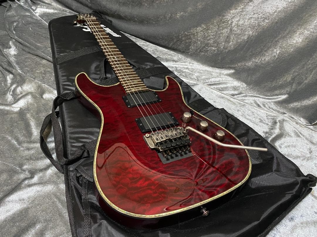 美品 定価253,000円 Schecter AD-C-1-FR-HR EMG