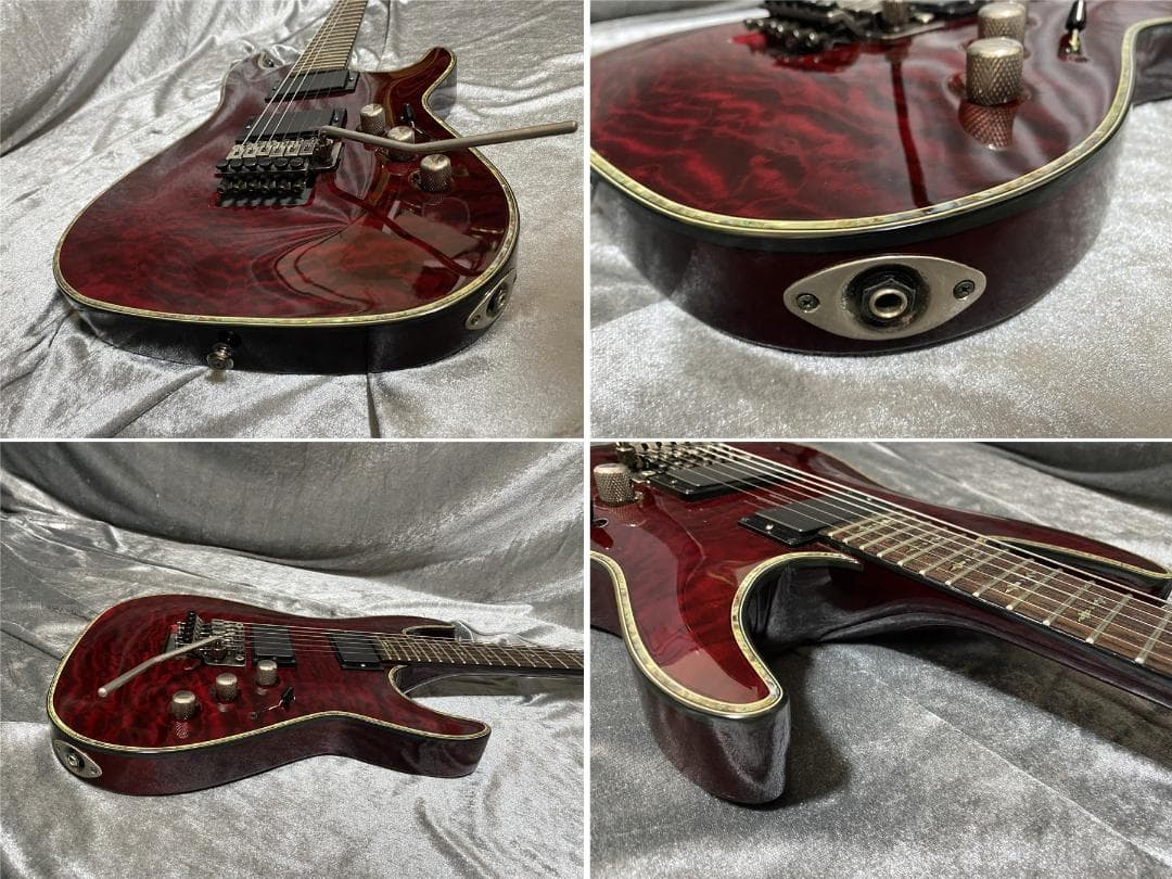 美品 定価253,000円 Schecter AD-C-1-FR-HR EMG