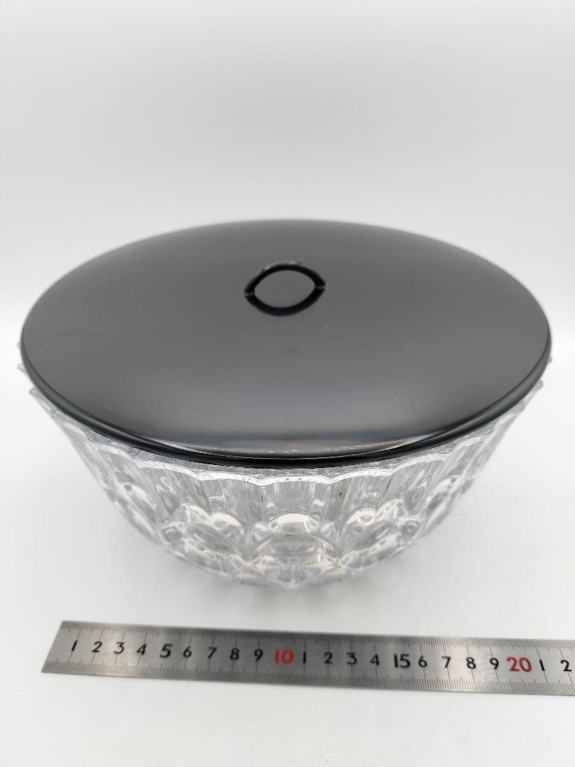 c094 水指 義山 ガラス SOGA 茶道具 古物