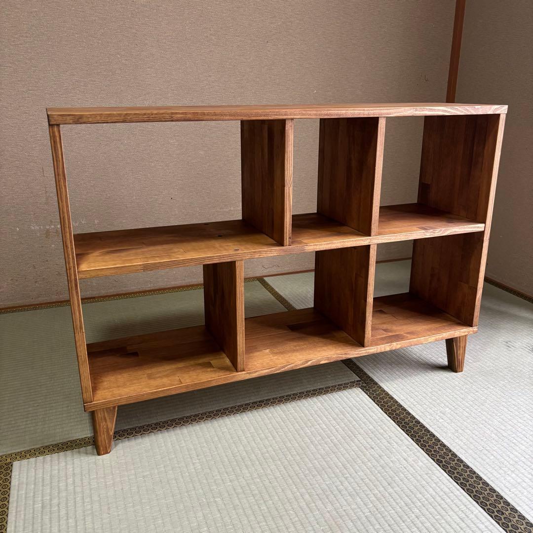 ハンドメイド　脚付きオープンシェルフ　オーダー受け付けます