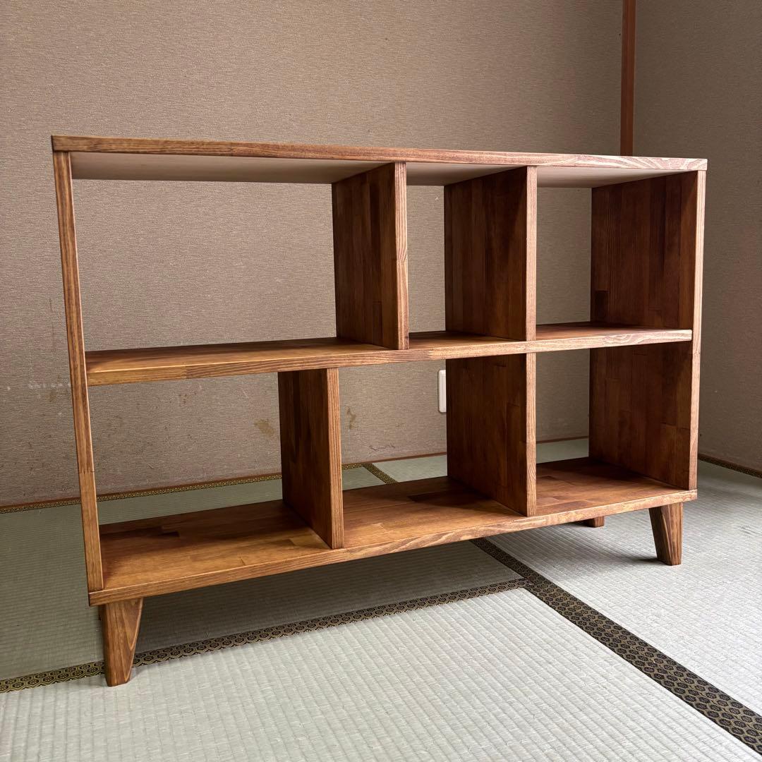 ハンドメイド　脚付きオープンシェルフ　オーダー受け付けます