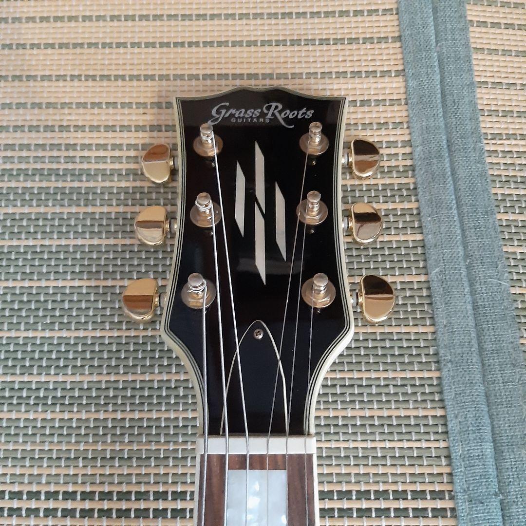 grassroots レスポール 弦新品張り替え済み ソフトケース付き