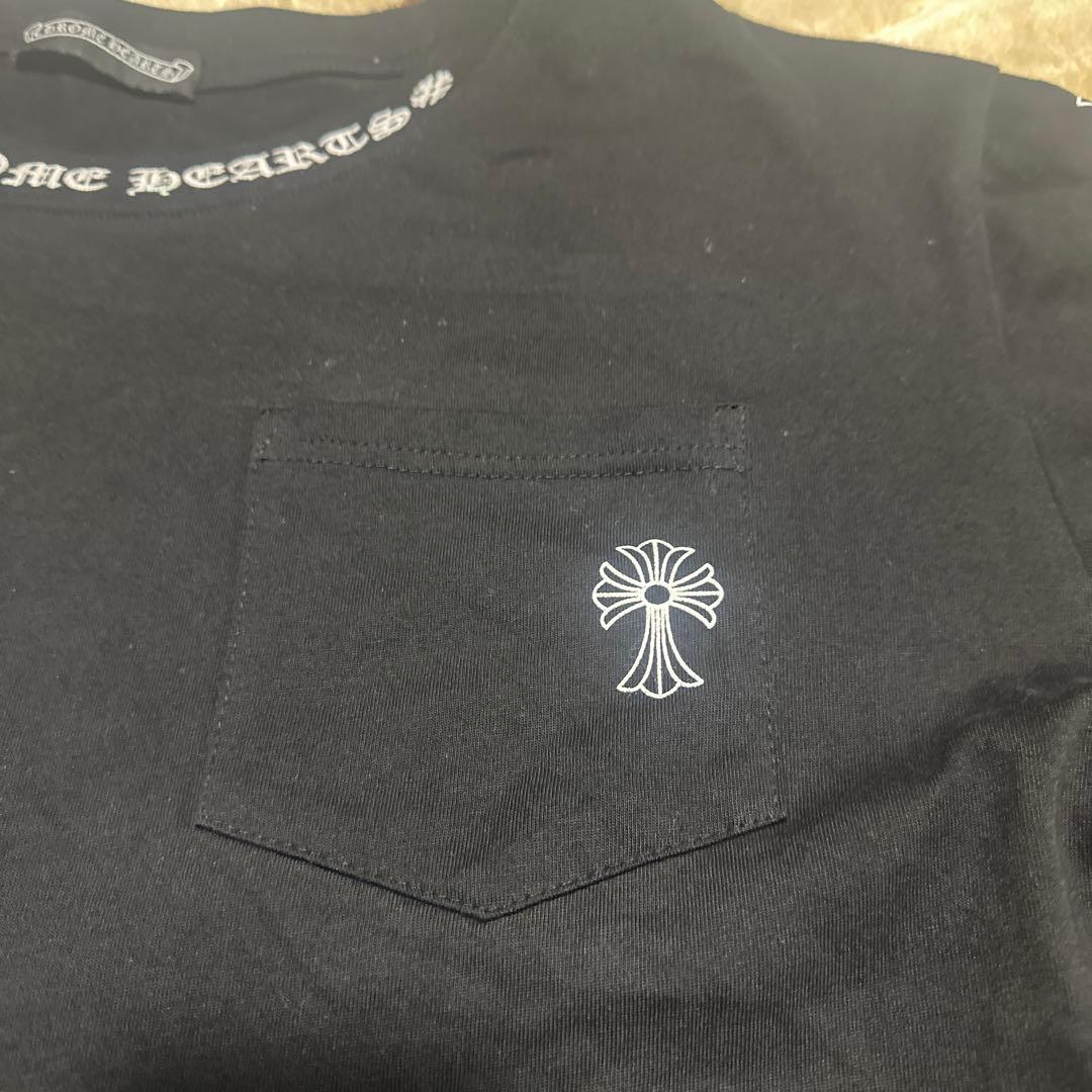CHROME HEARTS ホワイトブラック ロングTシャツ