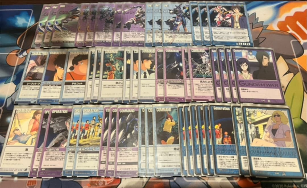 ガンダムウォー 青紫 ダブルオーライザー デッキ