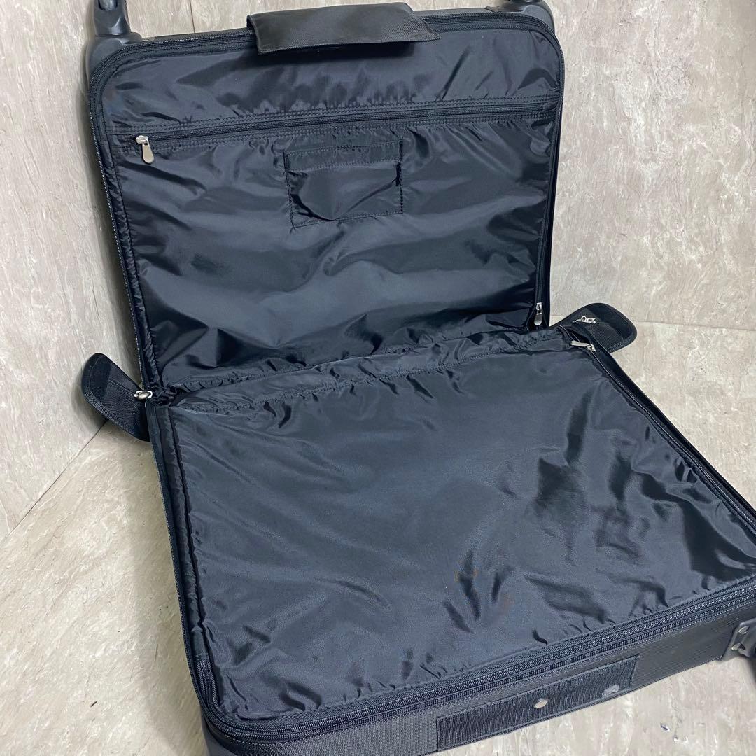 極美品 JAL 大型多機能 ４輪 スーツケース キャリーバッグ ガーメント