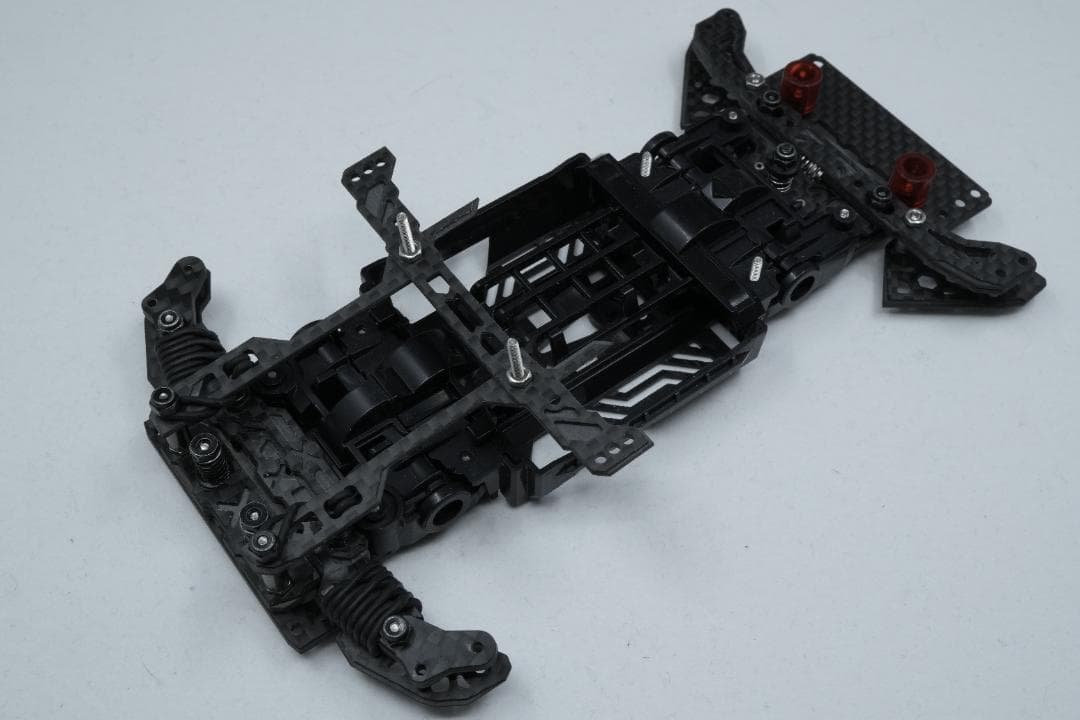 ミニ四駆　CNC精密加工　MSフレキ＋ATアンカーバンパーセット 黒