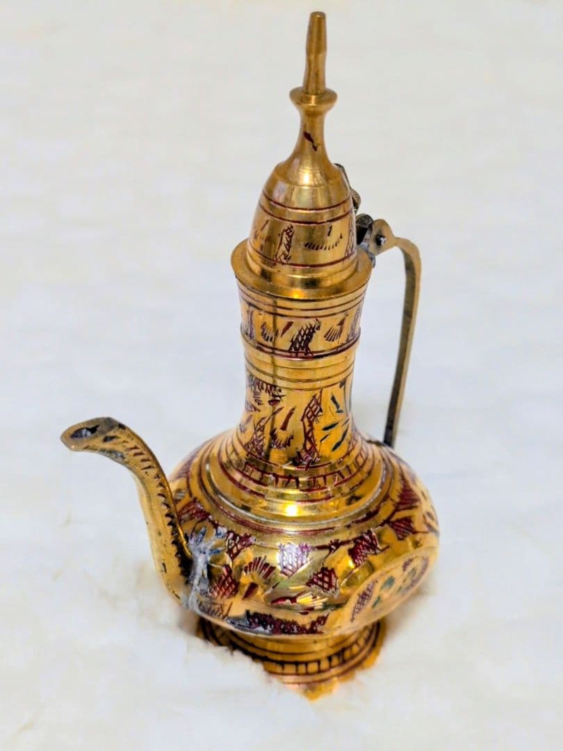 真鍮/ティーポットセット/中東/ヴィンテージ/アンティーク/新品