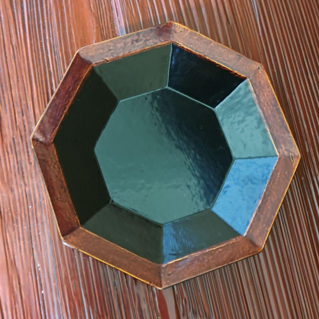 伝統工芸会の安藤則義の張抜き八角銘々皿