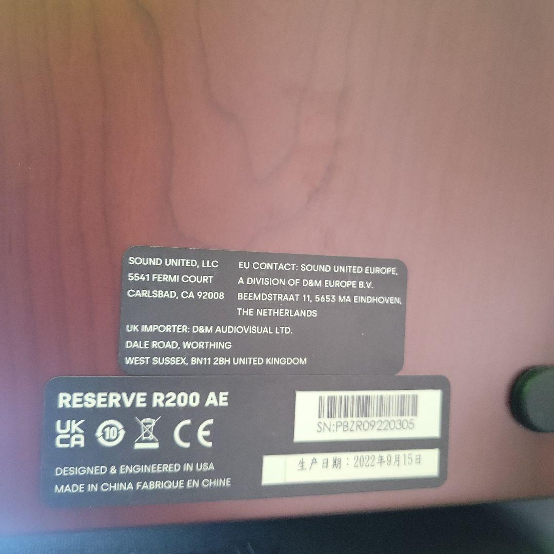 Polk Audio 50周年記念限定モデル R200AE ブックシェルフ美品