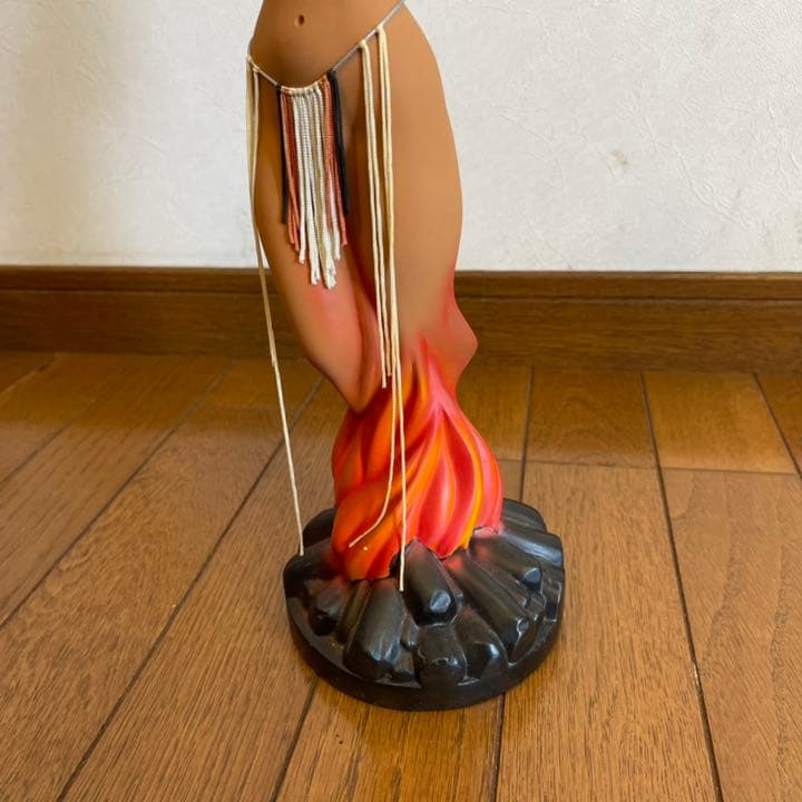 ヴィンテージ ダンサー像 炎の女神 1972年製 オブジェ 補修あり