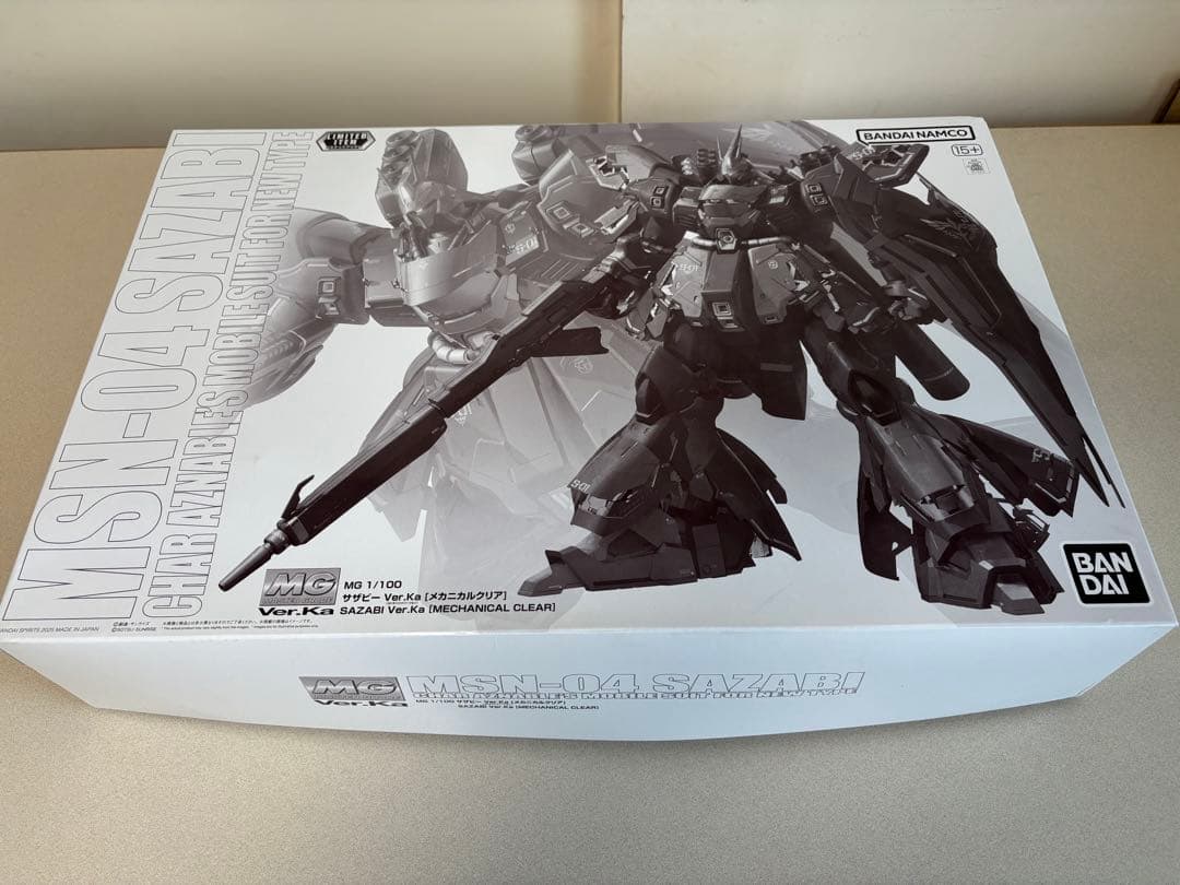 まとめ売りMG サザビー Ver.Kaメカニカルクリア& HG ペーネロペー