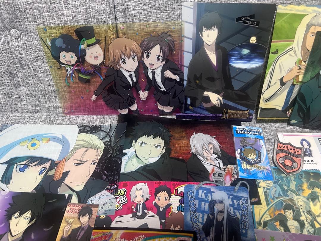 家庭教師ヒットマンリボーンファイル、下敷き、シールなど