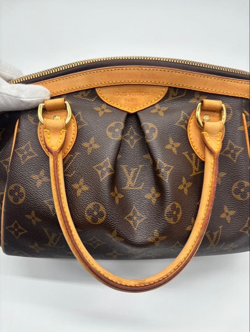 鑑定済 ルイヴィトン Louisvuitton ティヴォリPM バッグモノグラム