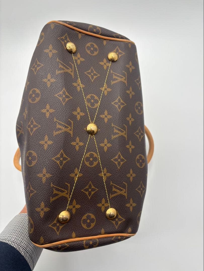 鑑定済 ルイヴィトン Louisvuitton ティヴォリPM バッグモノグラム