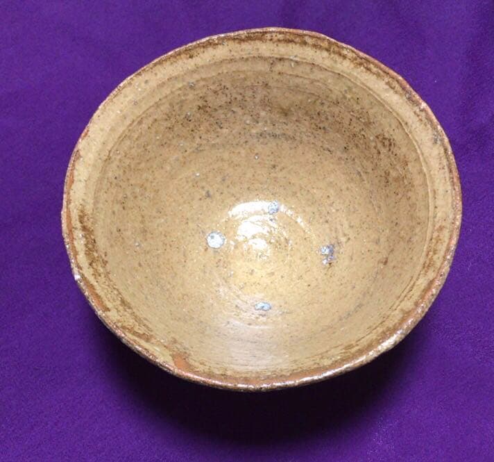 茶道具　黄伊羅保　茶碗☆共箱☆おまけ小物入れ付き