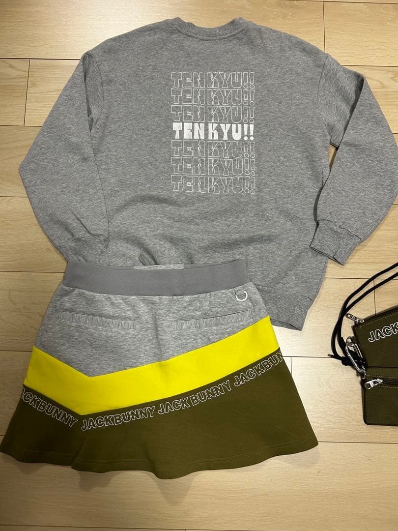 JACK BUNNY フレアスカート&ポーチ&ニット帽セット