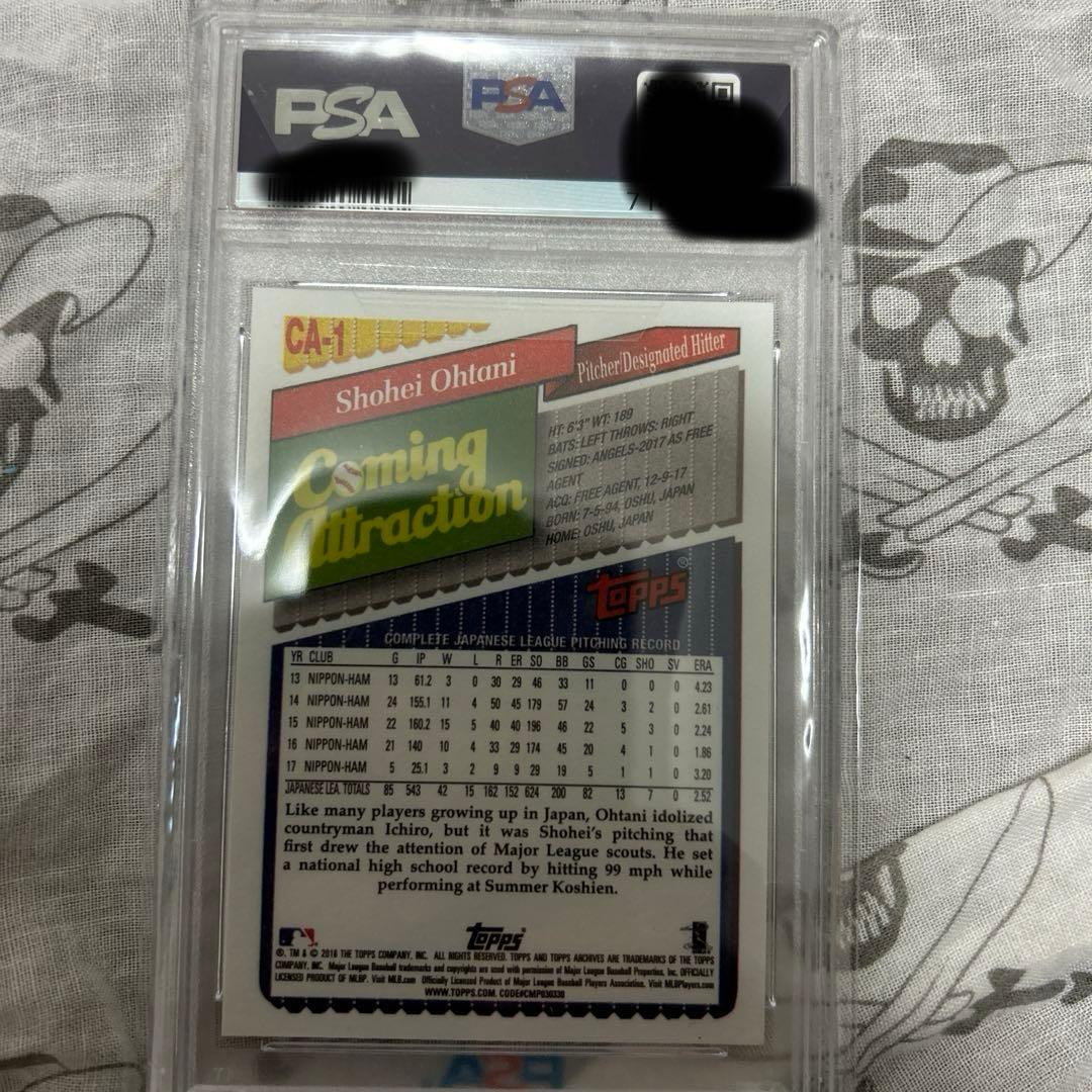 2018 TOPPS ARCHIVES 大谷翔平　ルーキーカード　PSA10