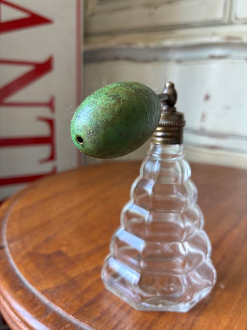 フランス　アンティーク　ガラス　パフューム　ボトル　香水瓶　4711アトマイザー