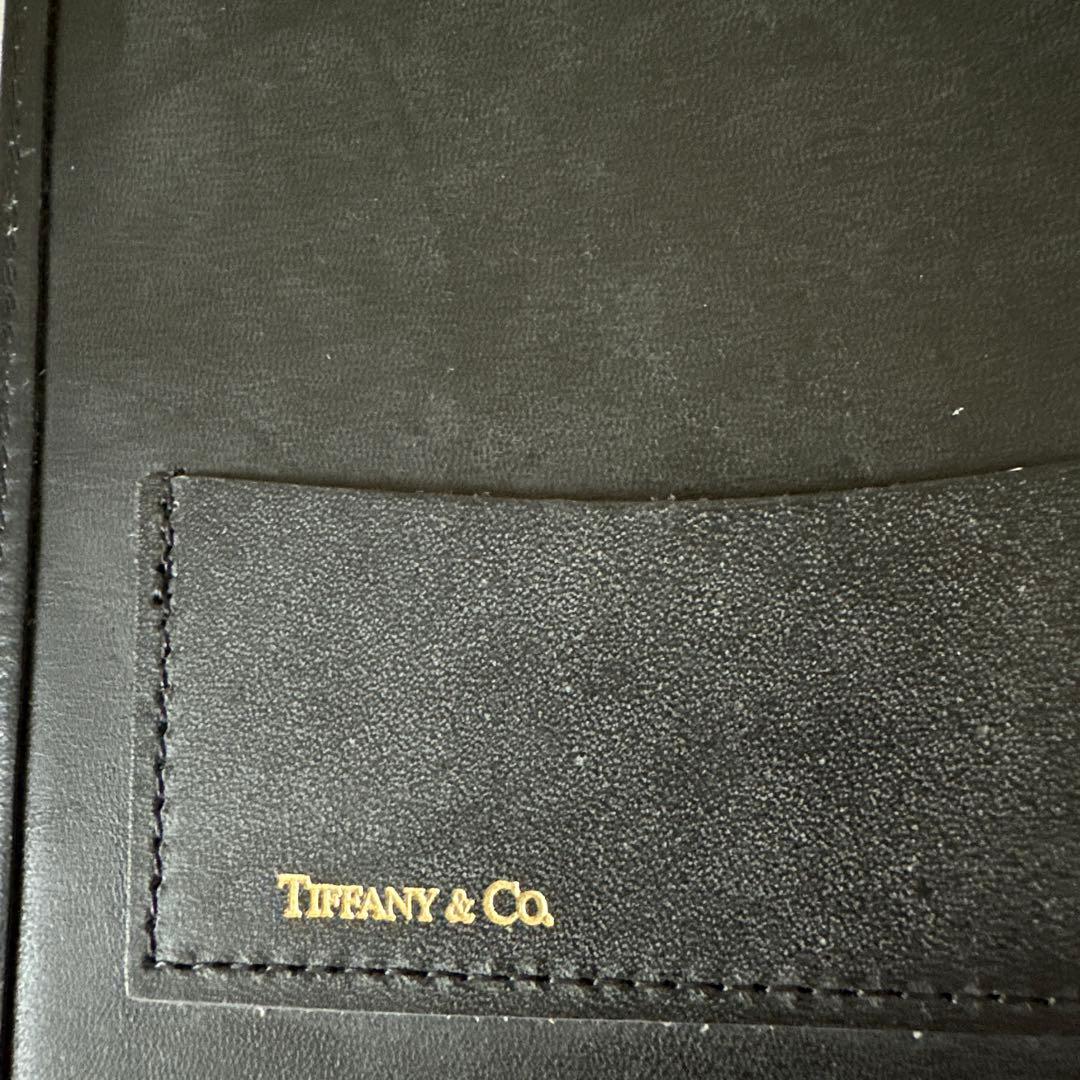 希少！ティファニー　本革　ノートパッドホルダー　A4 ブラック