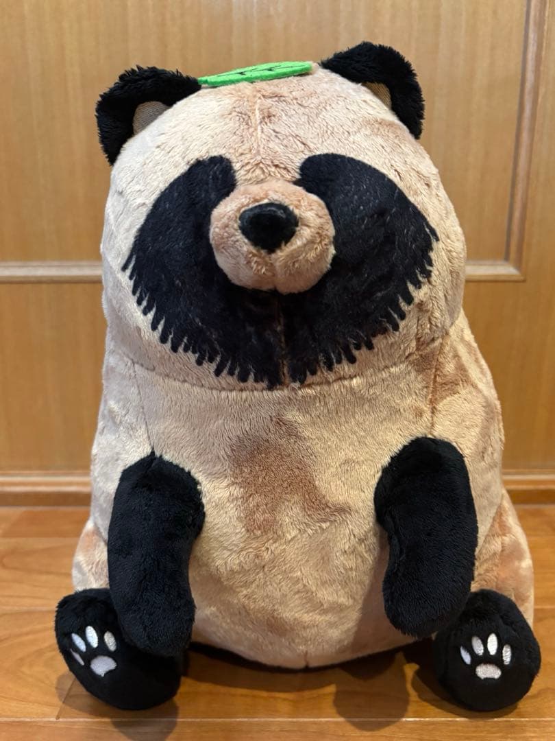 雨と君と　たぬき　犬　ぬいぐるみ