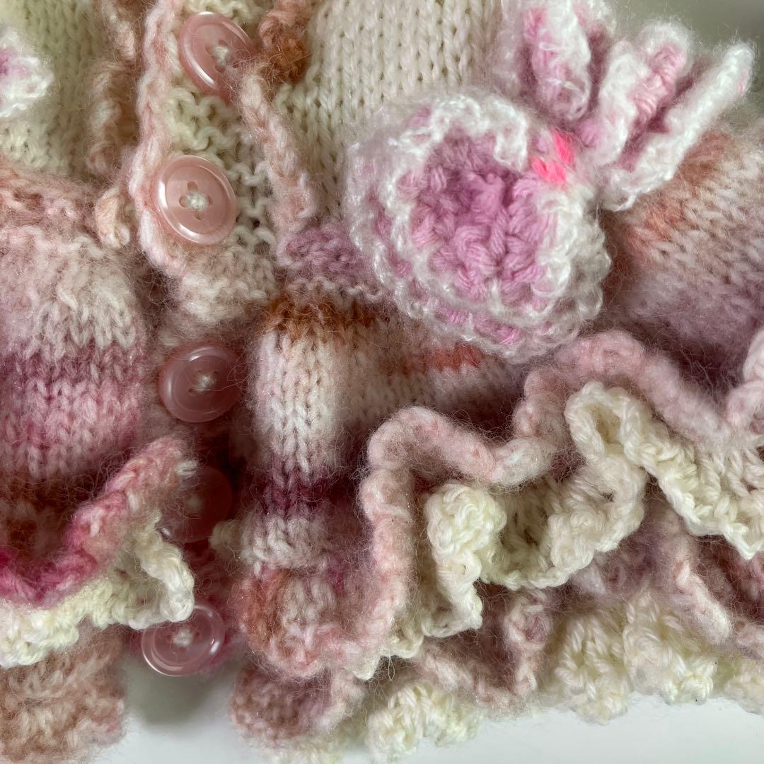 小型犬用手編み服　まいまし