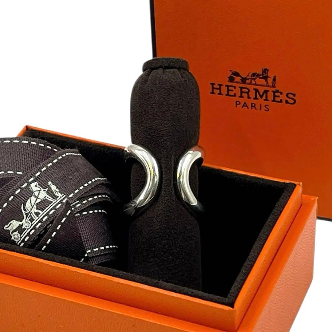 新品正規品　HERMES リマ リング #48 シルバー エルメス　人気モデル
