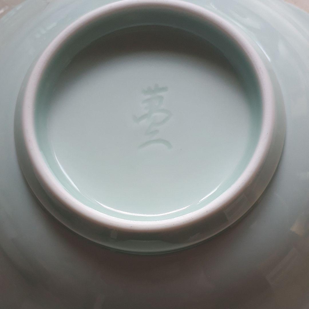 人間国宝井上萬二窯　青磁皿×2