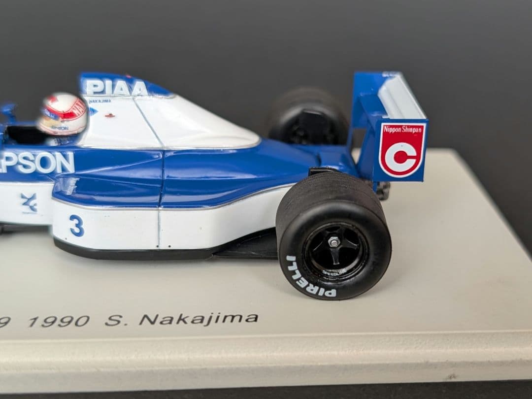 オートスポーツ50th 1/43 Tyrrell 019 1990 #3 中嶋悟